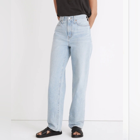 Madewell Baggy Straight Jeans Berteau Wash 27 - Picture 2 of 10